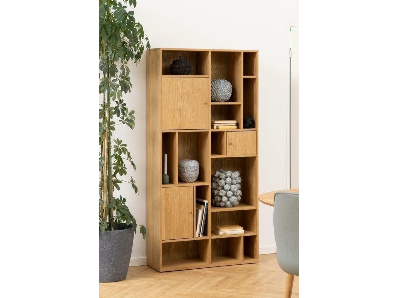 Regał Rangoon szeroki dąb - ACTONA